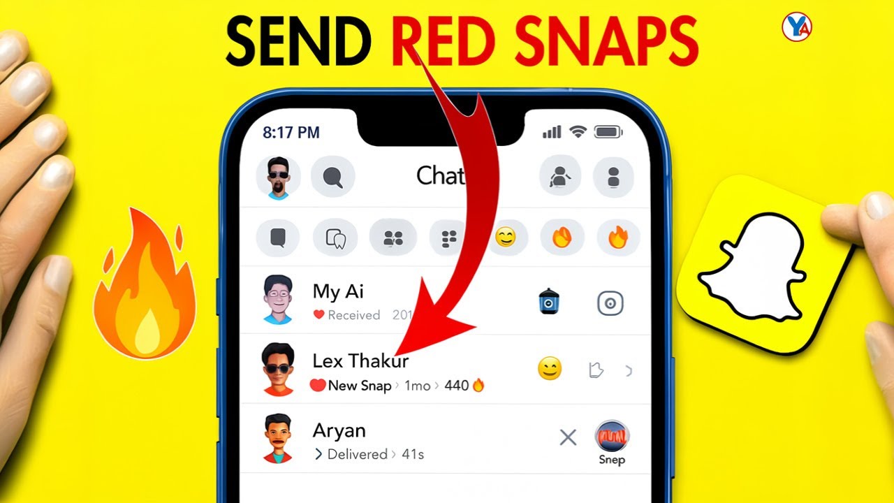 How to Send Red Snap on Snapchat in 2025 (New Update)