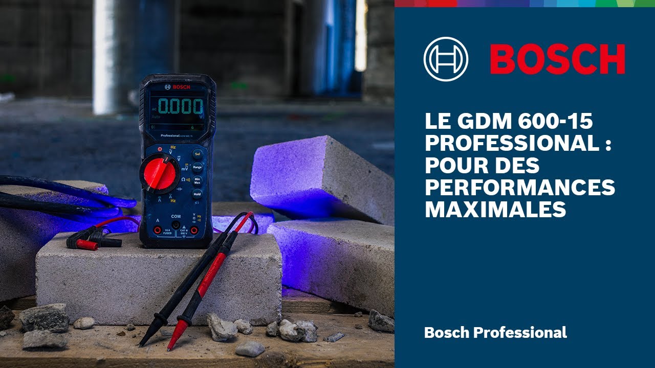 GDM 600-15 Professional Multim&egrave;tre num&eacute;rique avec protection IP65 et grande facilit&eacute; d&rsquo;utilisation