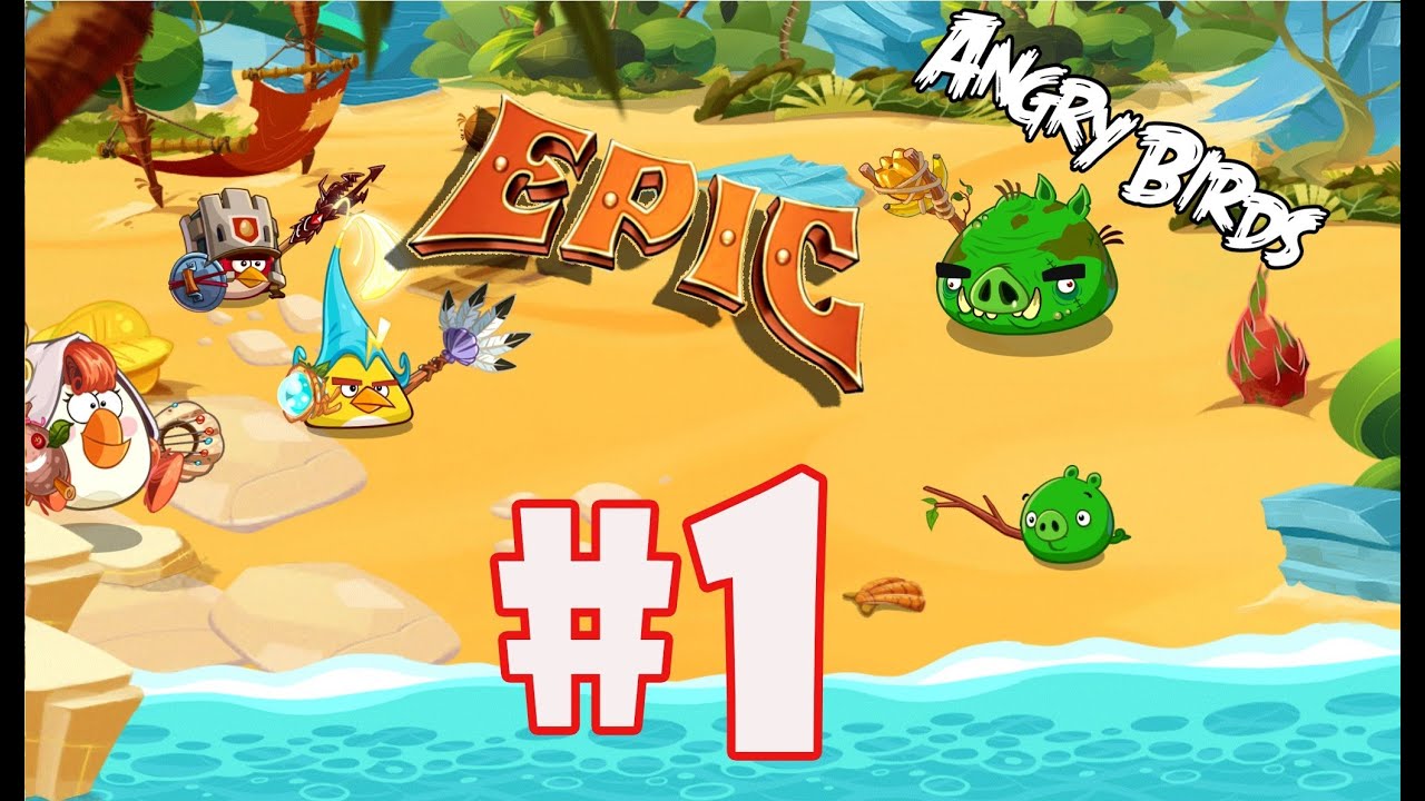 Angry Birds Epic: Part-1 First 12mins Gameplay-Story Mode (South Beach-Cobalt Plateaus-3)