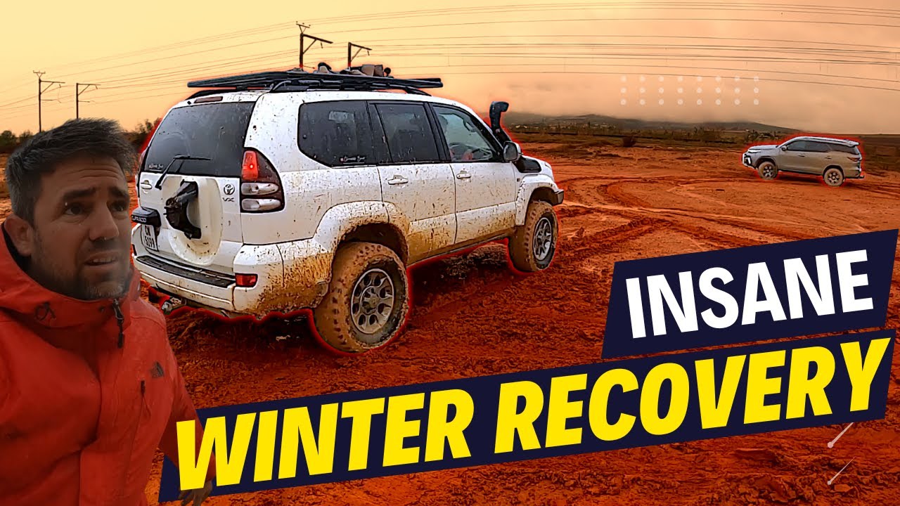 INSANE Off-Road Recovery in Heavy Rain | 4x4 Rescue in Slick Mud