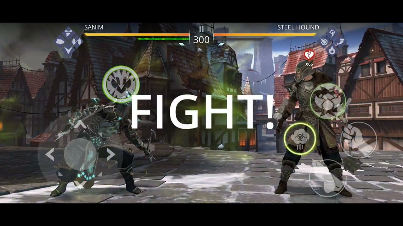 Defeating Steel Hound(Hard mode buffed) with KOS (Max level); Shadow Fight 3