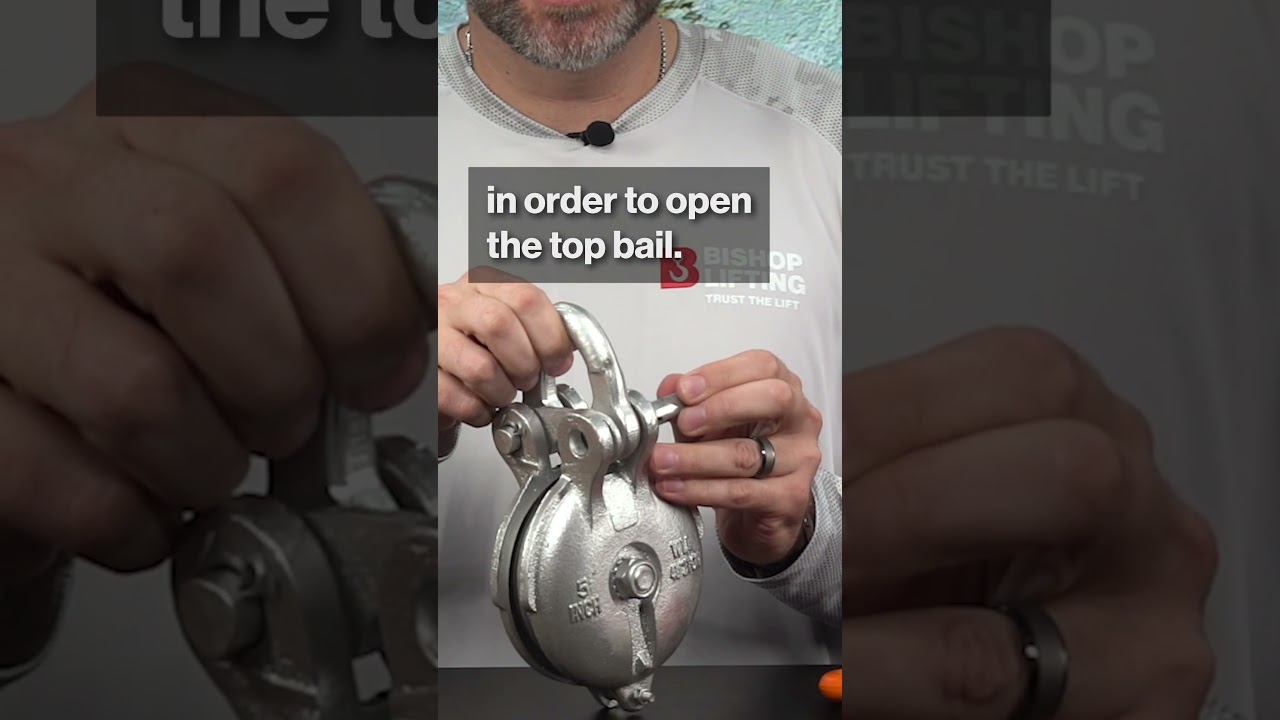How to Use a Yarding Block (a.k.a. Toggle Pin Block) | Crane & Rigging Basics