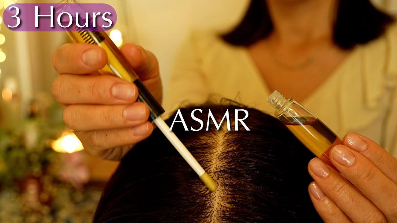 ☘️ASMR Scalp Massage☘️Peaceful ASMR for Deep Sleep and Stress Relief 🕊🌟 No Talking, Just Peace