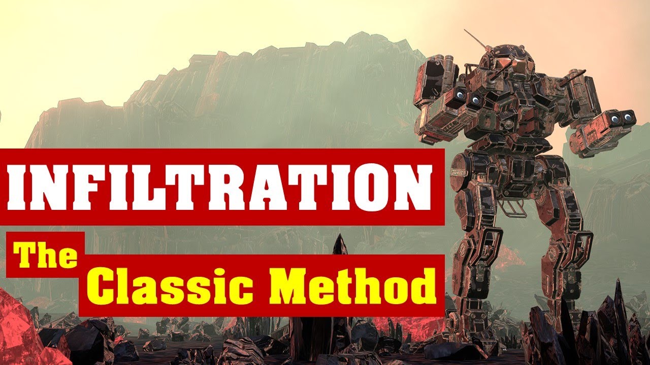 Infiltration Mission Tactics - Method 1: Using a Single Light Mech (MechWarrior 5 Mercenaries)