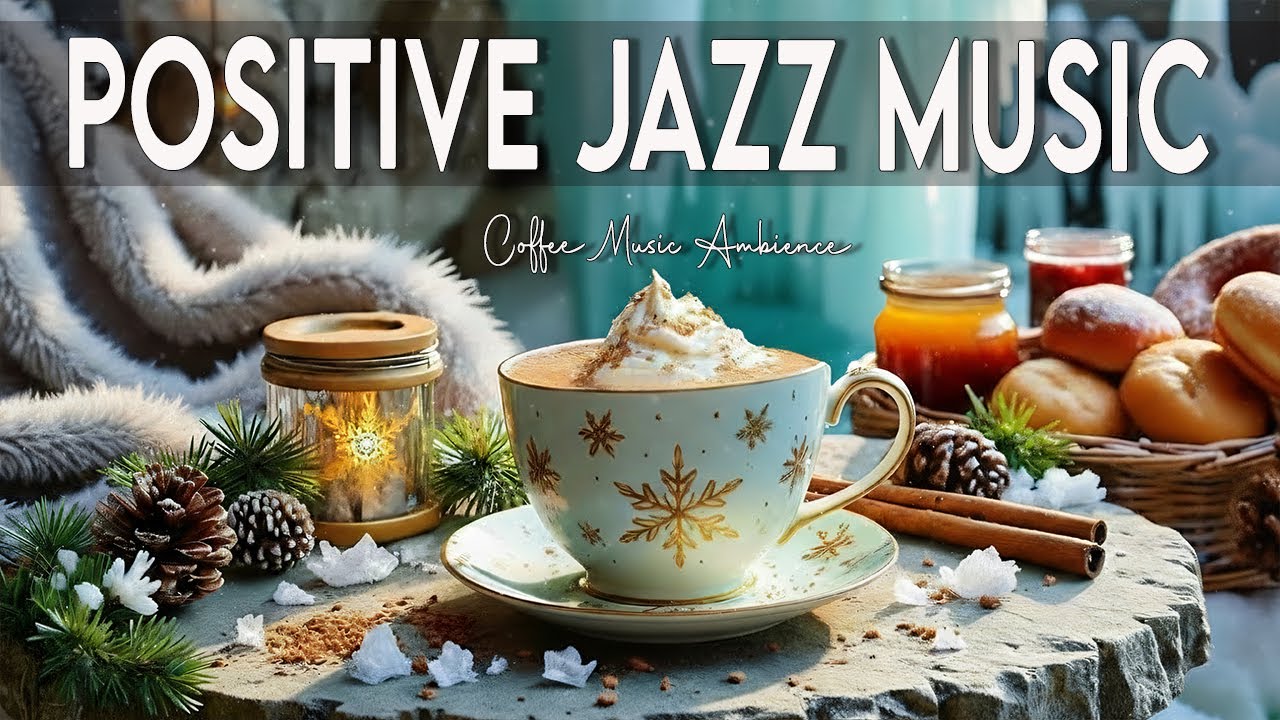 Positive Winter Jazz Cafe ~ Delicate Morning Jazz Music & Bossa Nova Instrumental for Work, Study 🎶