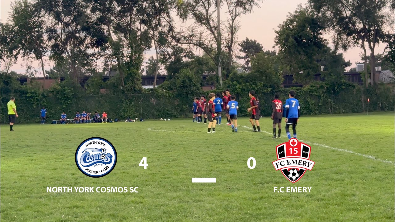 NORTH YORK COSMOS SC    4. VS.    0.  FC  Emery soccer   U14.   Sep 11, 2025