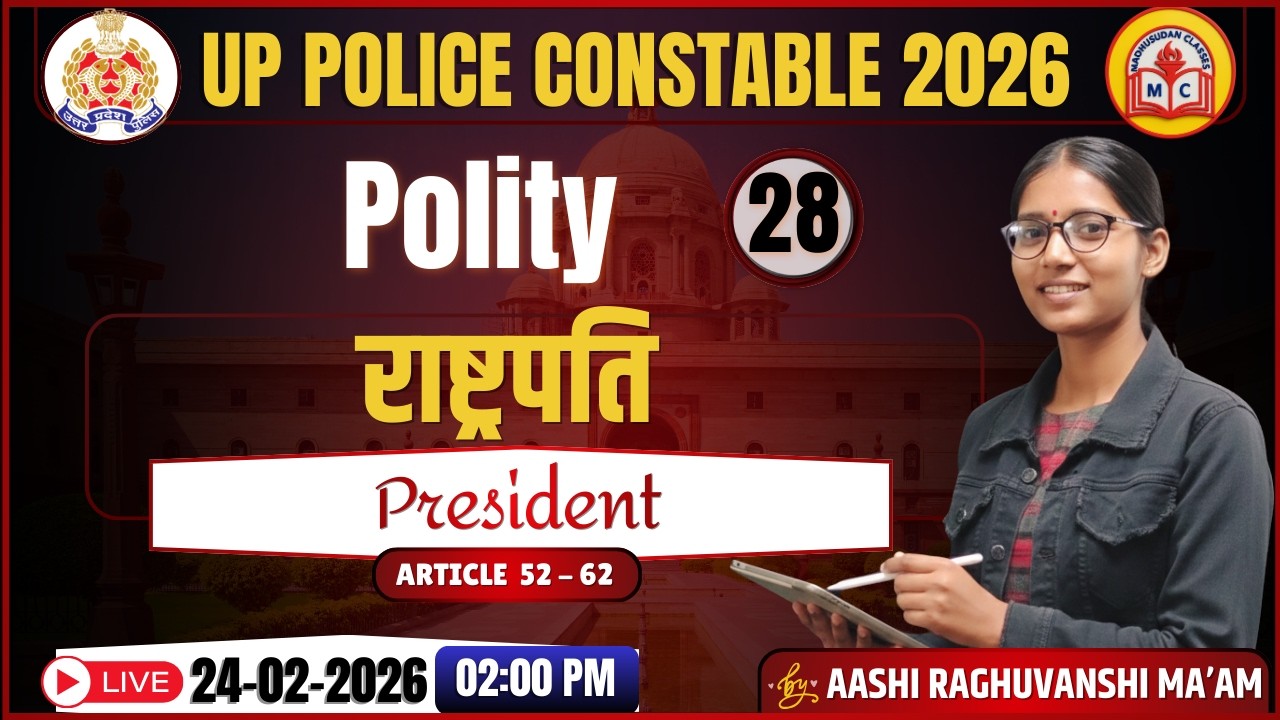 Indian Polity | President of India (राष्ट्रपति) | POLITY LIVE CLASS 2026 | By Aashi Mam | LIVE