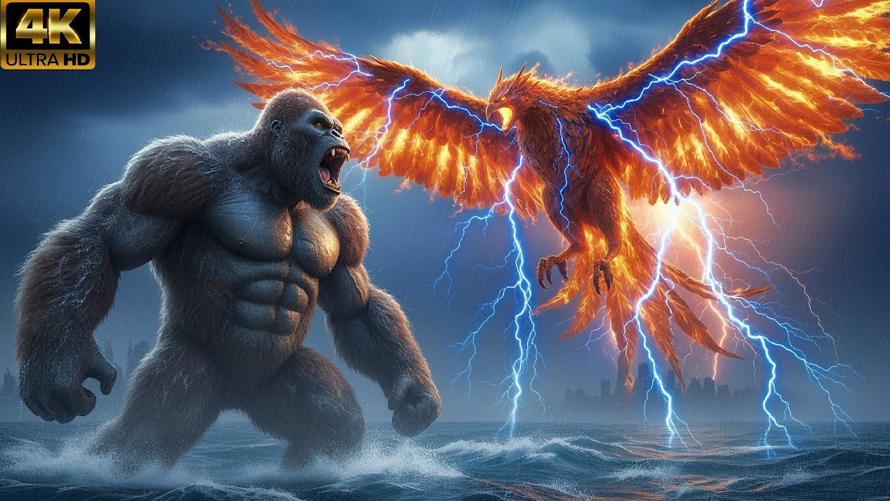 KING KONG Vs Thunder Phoenix | The Stormy Skies Ignite - Survival of the Fiercest 