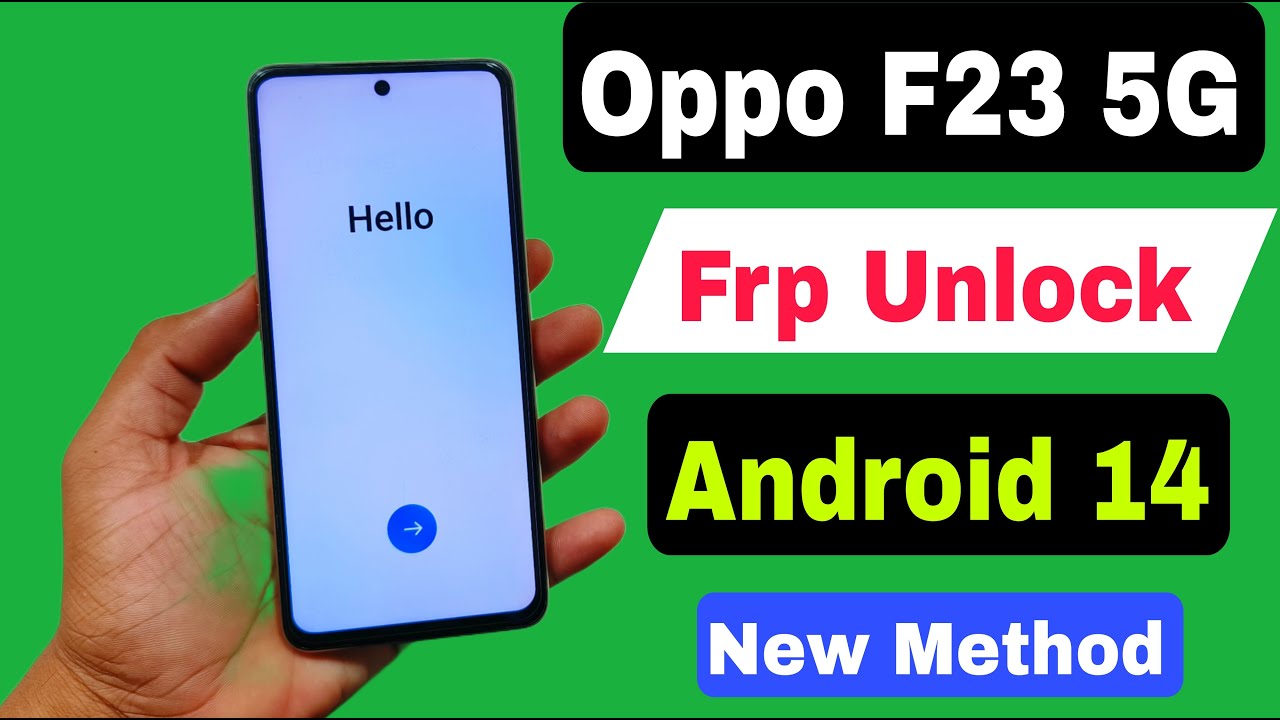 Oppo F23 5g Google Account Bypass Android 14 / (without computer) | Oppo F23 5g Frp Unlock 2024