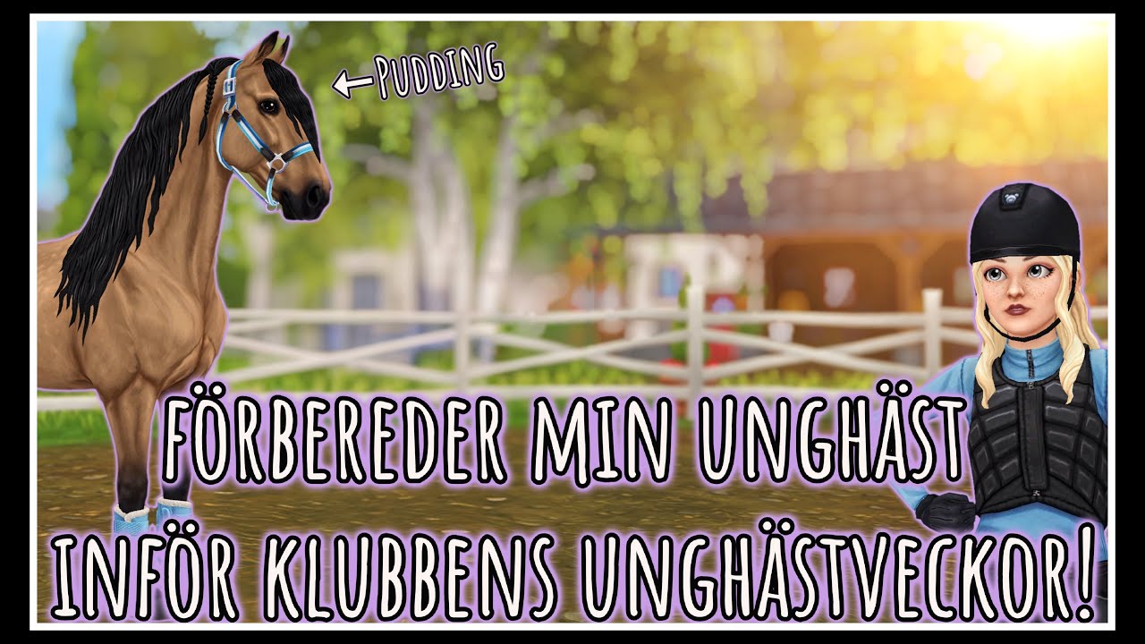 Förbereder min unghäst inför klubbens unghästveckor!