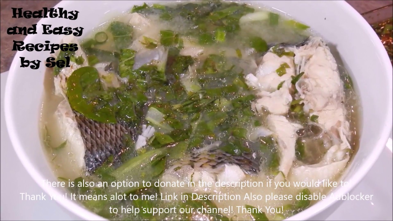 Stripe Bass Fish Sour Soup Recipe (Snou Chrouk Trei)
