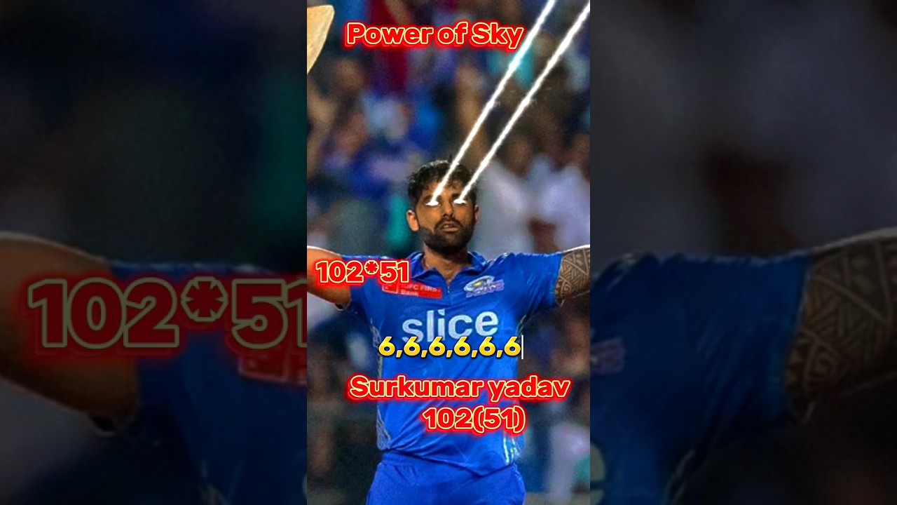 Mi vs Srh highlights 2024 | Surkumar yadav century highlights | mi vs srh highlights #shorts
