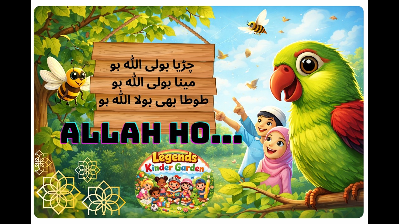 Ek chirya boli chu chu chu Allah Hoo Allah Hoo  New Islamic Poem #AllahHoo #ChiryaBoli