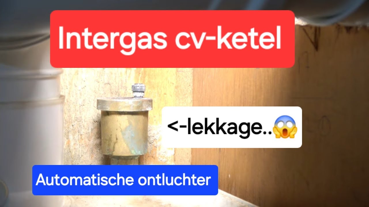 Heb je een Intergas cv-ketel.. plaats dan altijd een automatische ontluchter..👍🏻