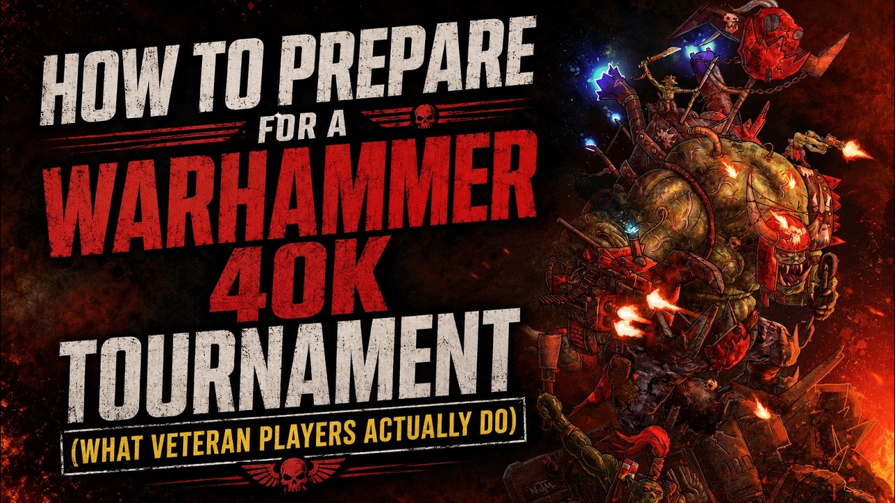 Как подготовиться к турниру по Warhammer 40K (что на самом деле делают ветераны)