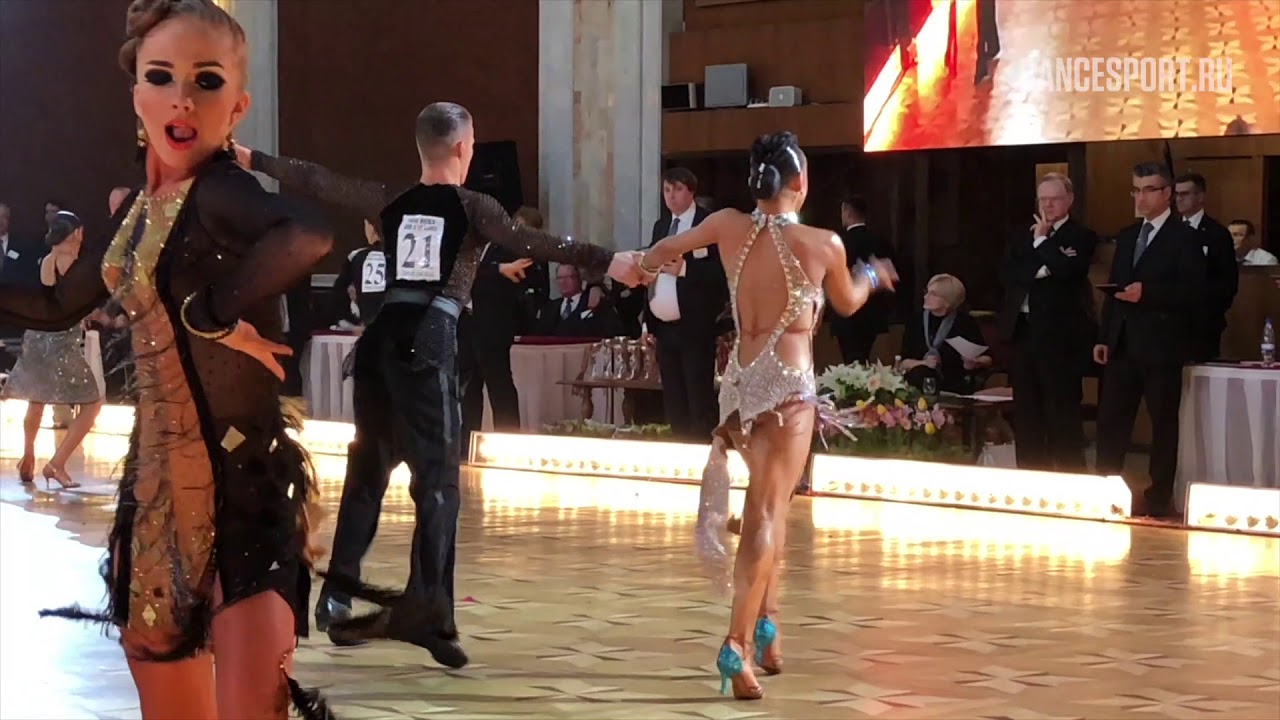 David Jenner - Elisabeth Tuigunov GER | WDSF World Championship J2 Ten Dance - Samba