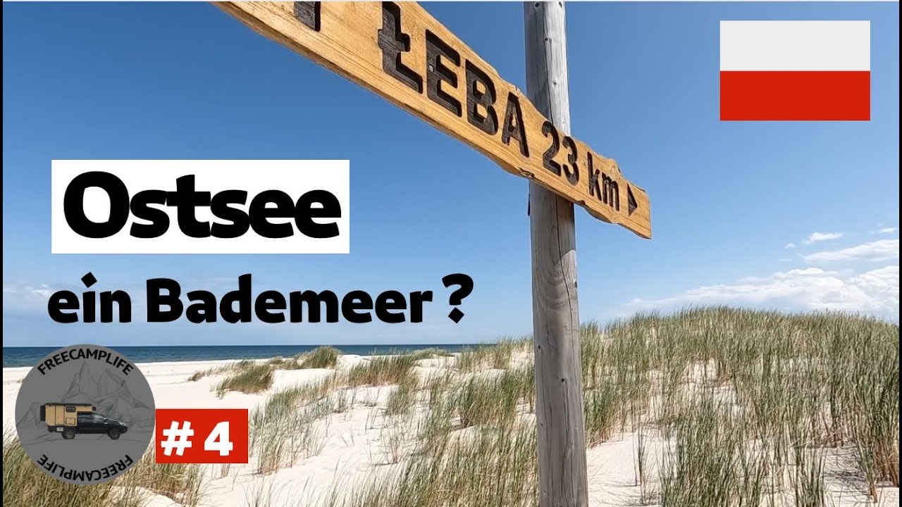Polen Roadtrip #4 | Slowinski Nationalpark in Polen, Ostsee ein Bademeer ? es wird heiss !