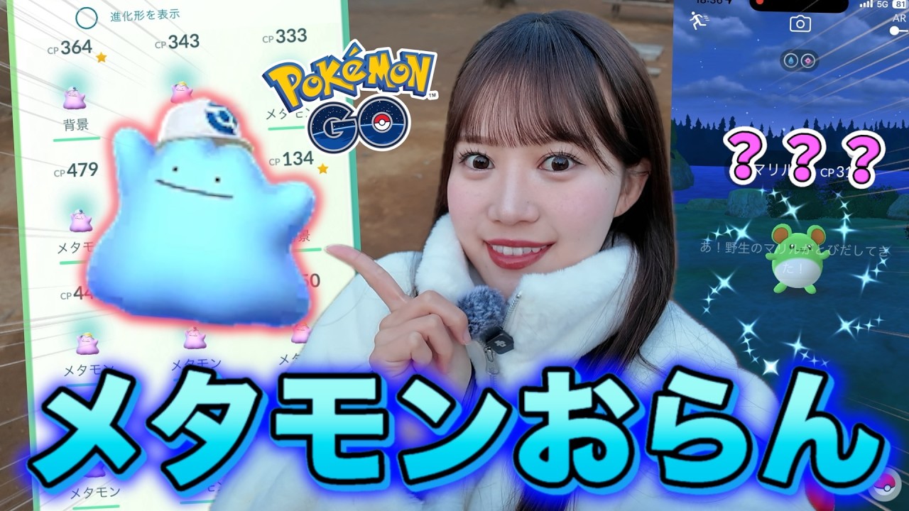 【ぽこポケ2日目】どうしても…水色の…メタモンが欲しいんじゃ…【ポケモンGO】