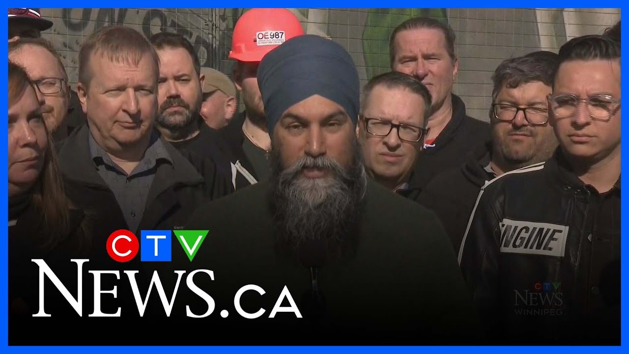 Singh hosts Winnipeg rally ahead of election day