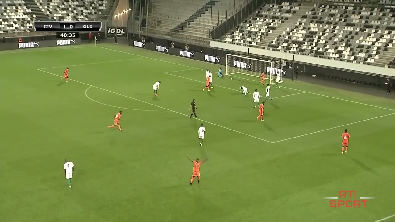 Football : la C&ocirc;te d'Ivoire s'impose face &agrave; la Guin&eacute;e sur un score de 3-1