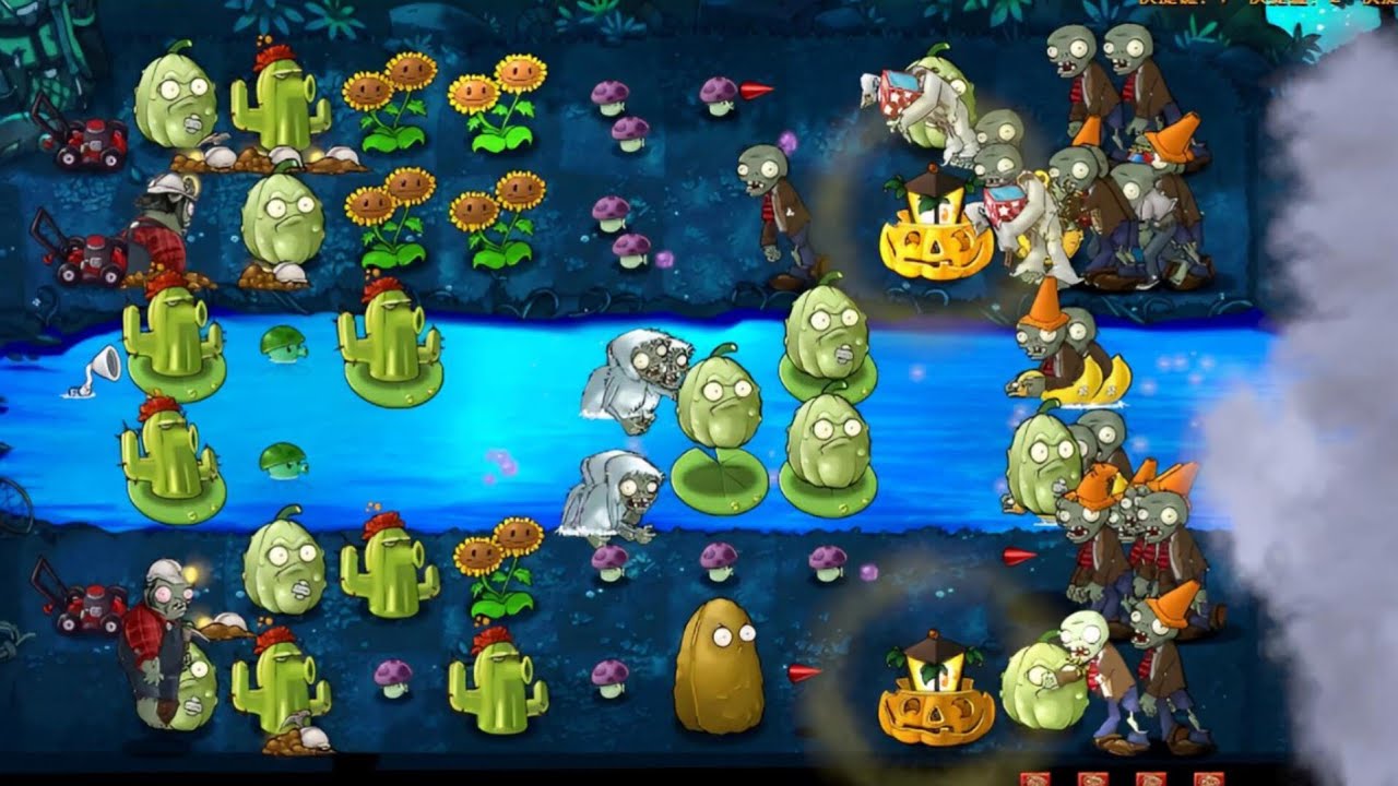 Plants vs. Zombies Fusion: Foggy Pool