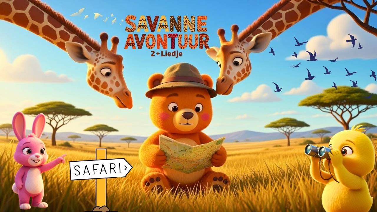 Welo & Vrienden Leren Over Giraffen 🦒 | Savanne Dieren voor Kinderen + Giraf Liedje | Aflevering 2