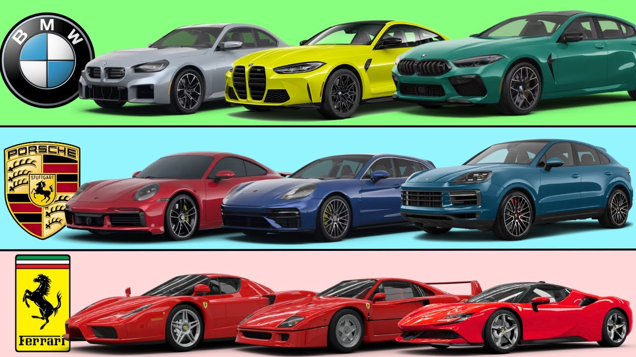Famous Car Brands & Models