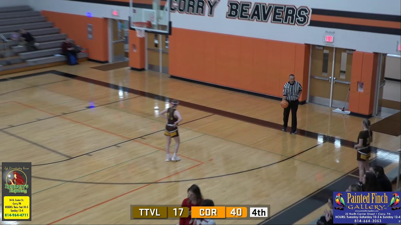 JV Girls Basketball: Corry Beavers vs Titusville Rockets