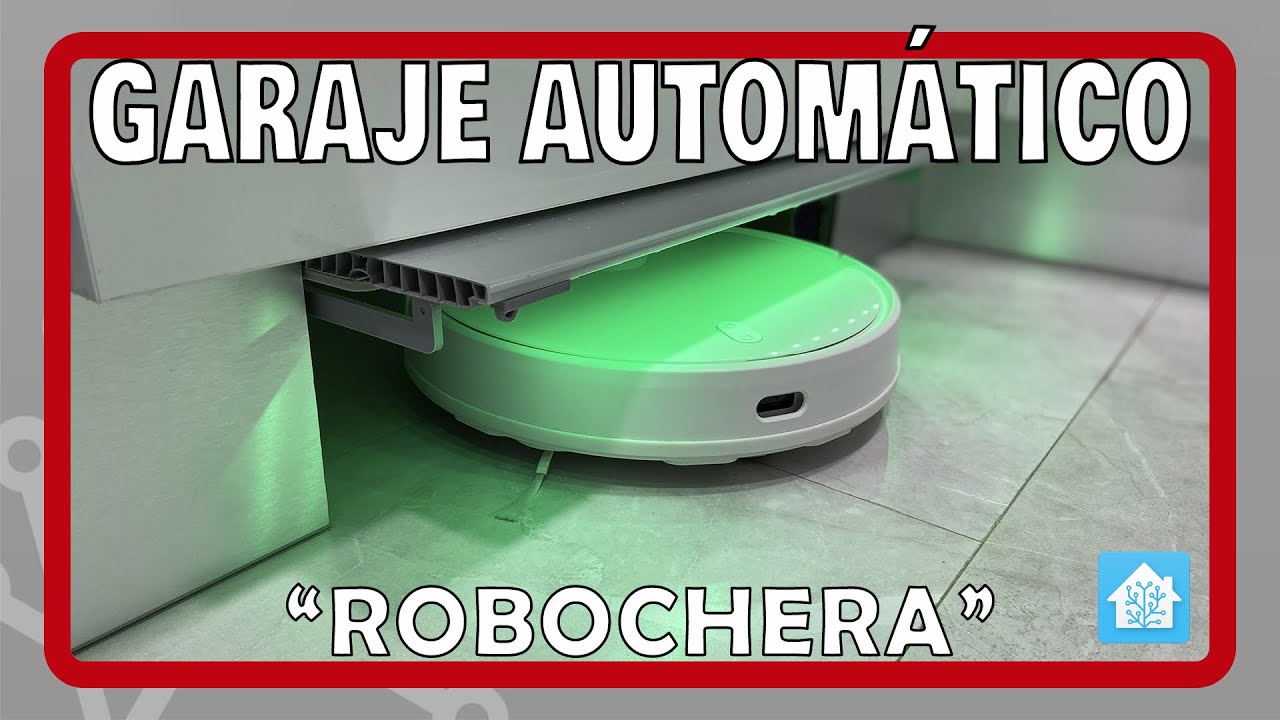 Garaje automático para robot aspirador en Home Assistant
