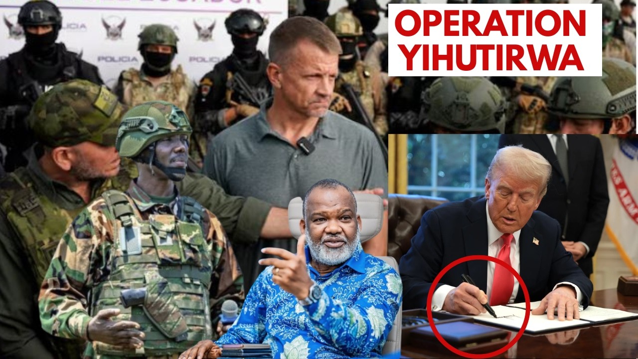 AKA KANYA OPERATION YIHUTIRWA: IBINTU ERICK PRINCE AKOREYE M23 AKIGERA MURI AMERIKA, TRUMP ABIJEMO