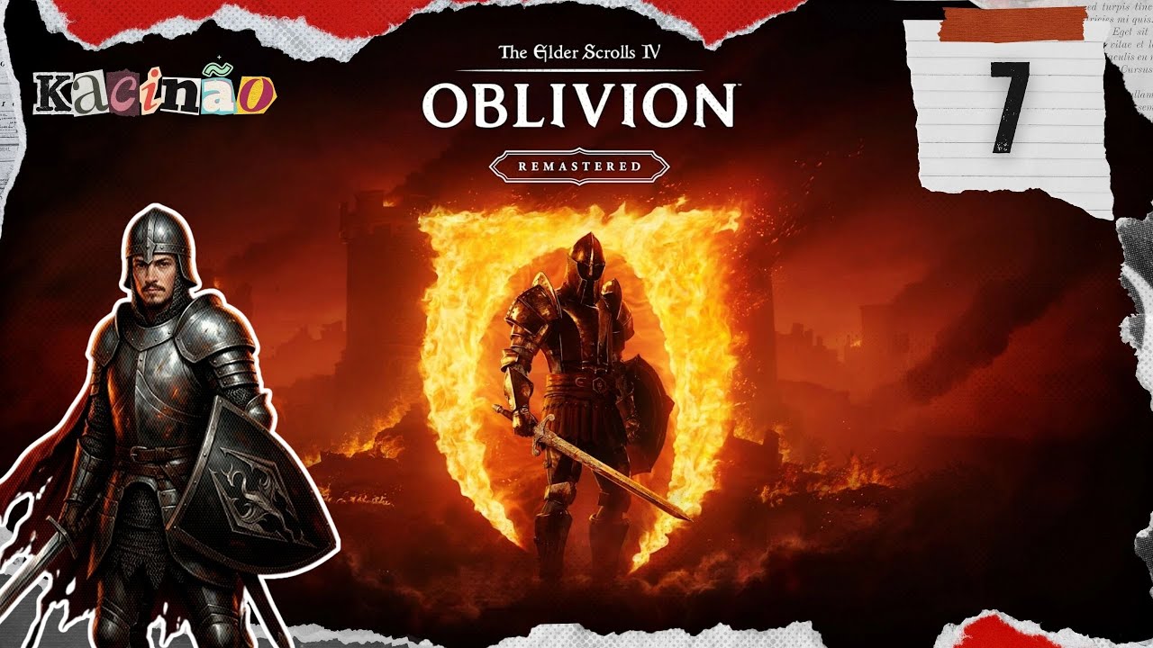 The Elder Scrolls IV: Oblivion Remastered #7 – Invadindo o Grande Portal de Oblivion em Bruma 👹🔥