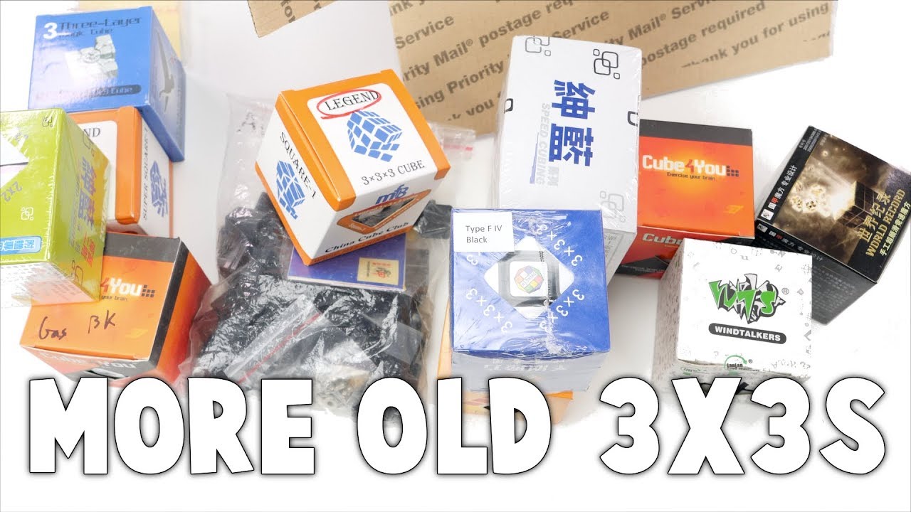 Unboxing a Whole Bunch of Old 3x3s From iCubeMart.com!