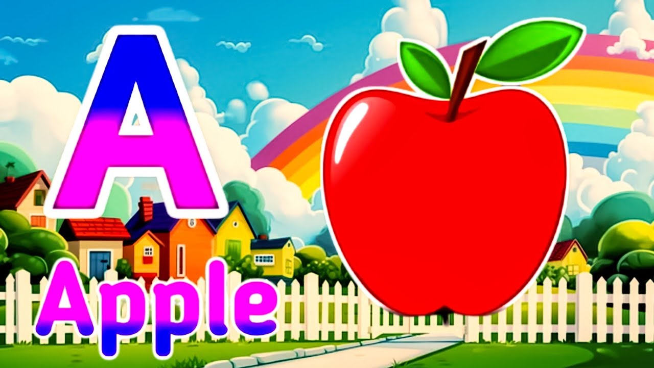 Phonics Song 2 with TWO Words in 3D - A For Airplane - ABC Alphabet Songs & Sounds  016
