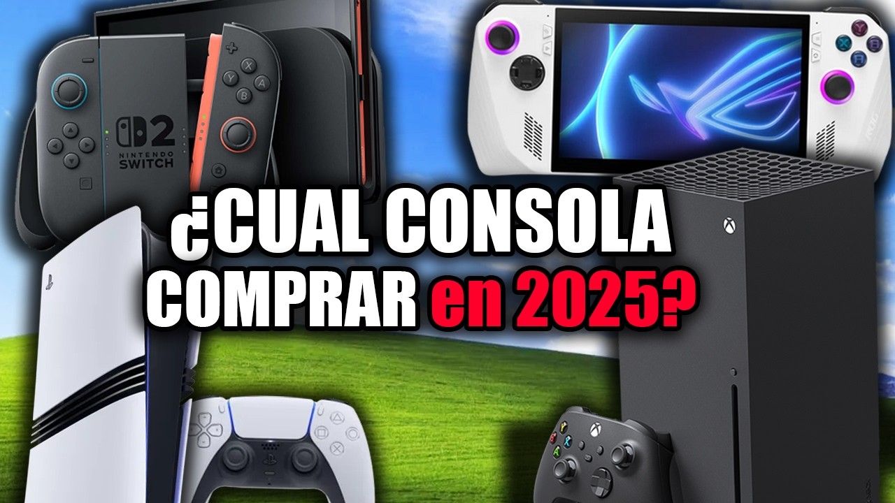 &iquest;Cu&aacute;l CONSOLA comprar en 2025? XBOX, PS5, SWITCH 2 o PC