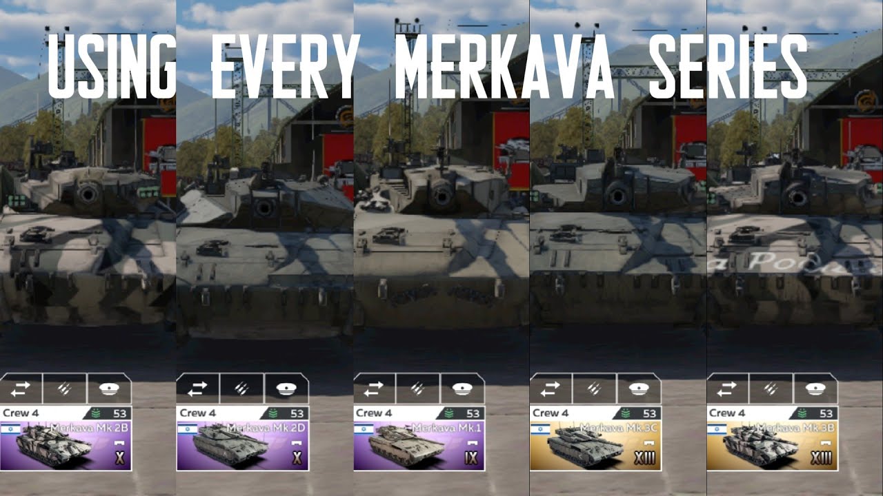 Trying Every Merkava Series… Why Are They So OP?
