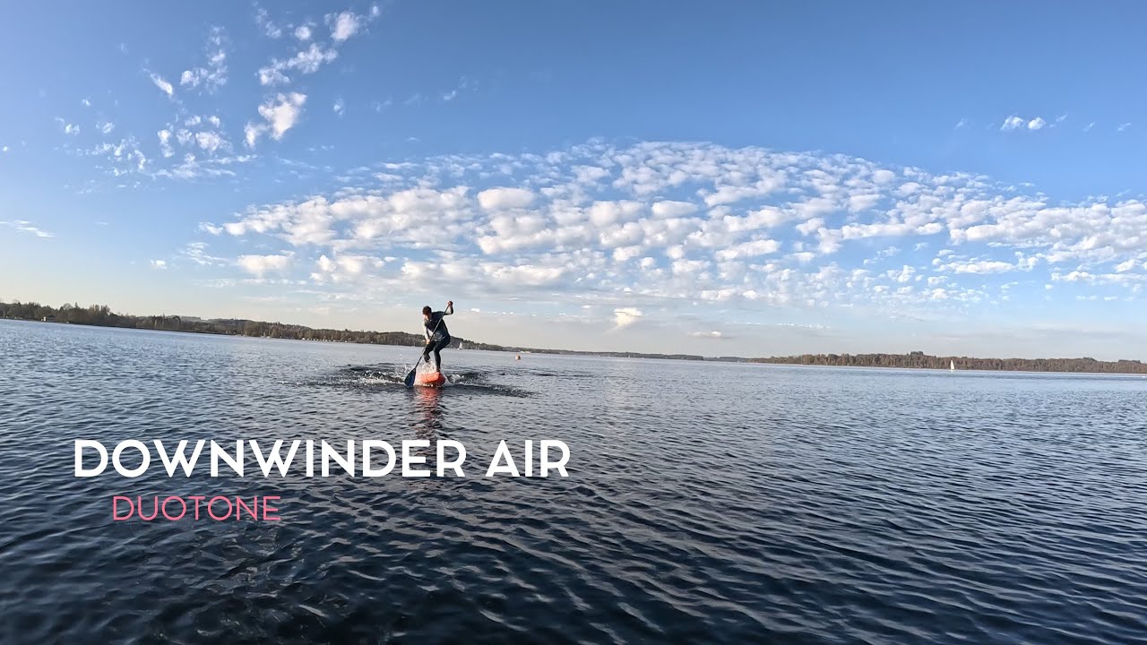 Foil-Session mit dem Duotone Downwinder Air