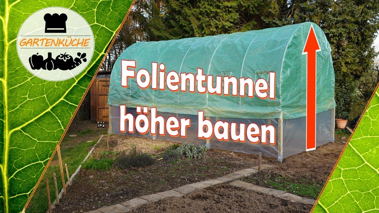 Gewächshaus höher bauen - Größere Ernte auf gleicher Fläche 🍅