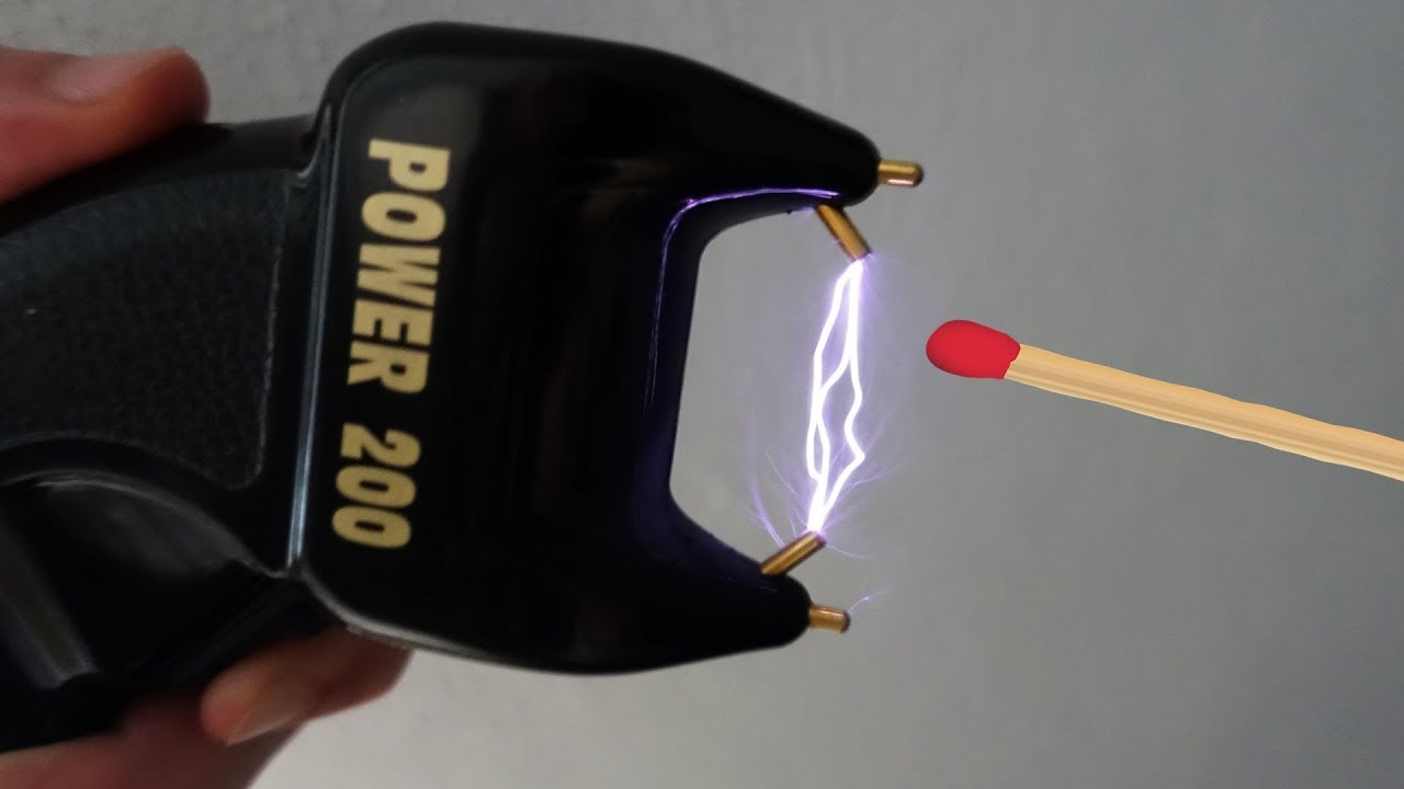Experiment - Kann man mit dem Elektroschocker ein Streichholz anzünden?☠