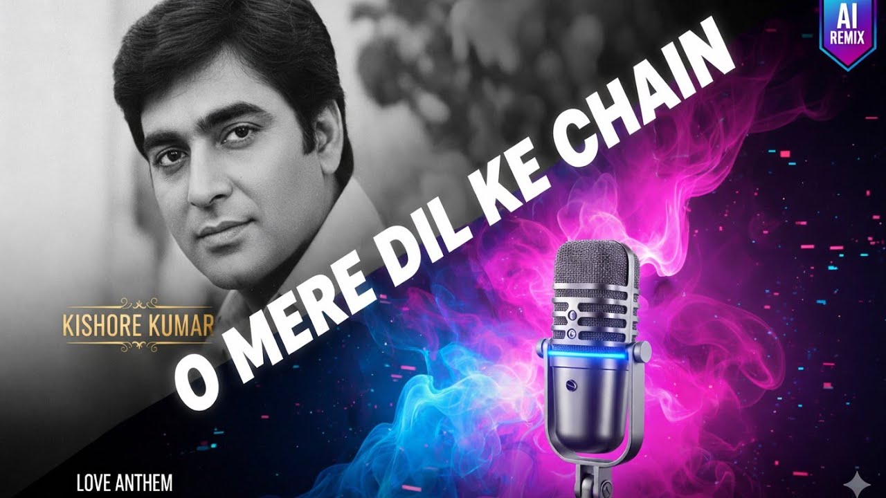 O Mere Dil Ke Chain (Reborn Version) Kishore Kumar. [Voice Transformation]