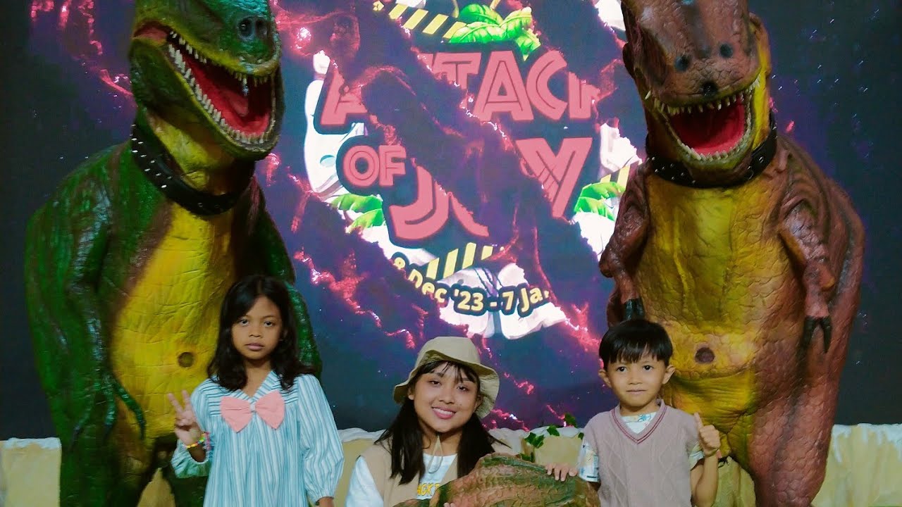 ACARA DINO LAB JURASSIC ERA ATTACK OF JOY TANGCITY MALL TANGERANG | DINOSAURUS T-REX