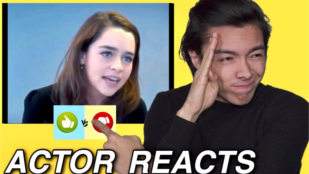 Actor REACTS: Emilia Clarkes GAME OF THRONES Audition