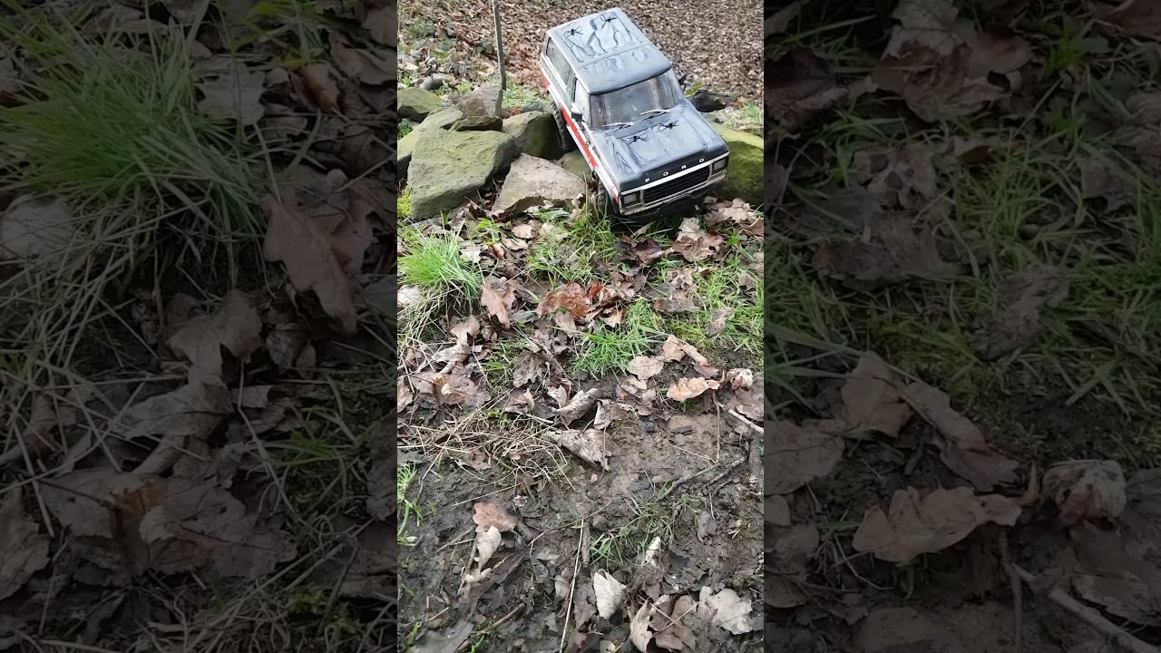 In the woods with the FTX outback fury (Bronco shell)
