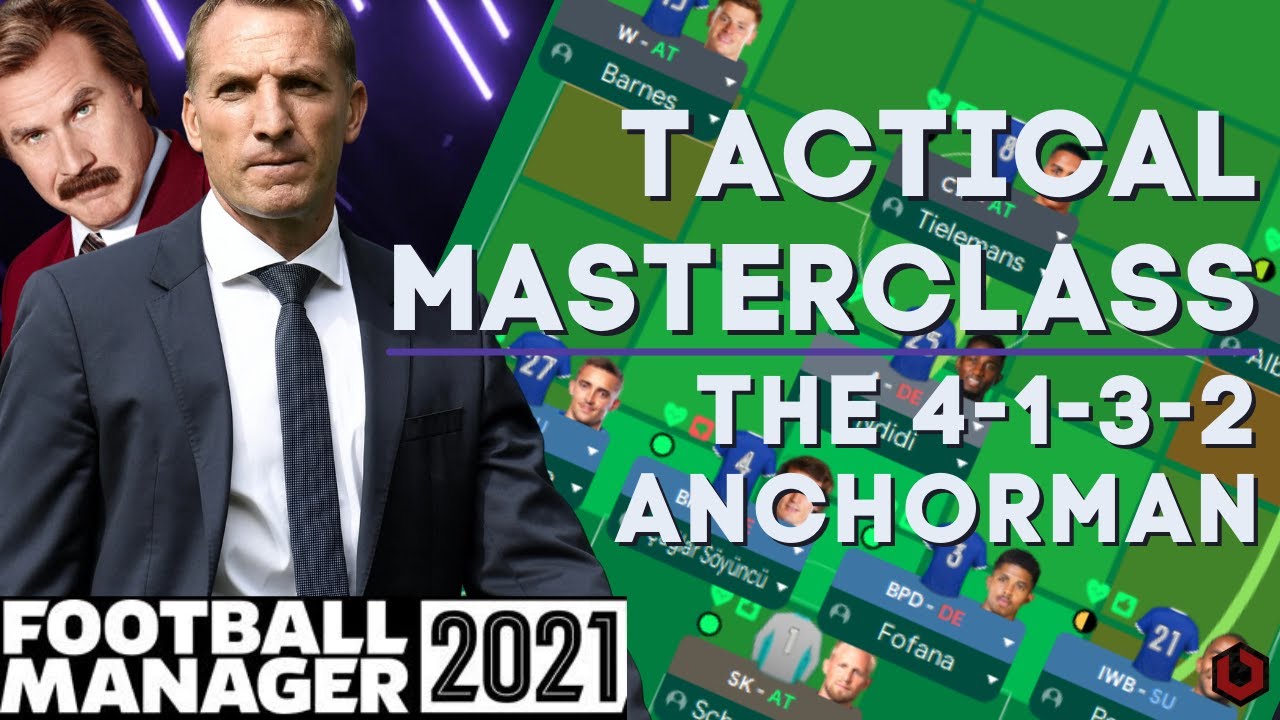Tactical Masterclass - THE 4132 ANCHORMAN (with Tactic Download) Football Manager 2021 FM21