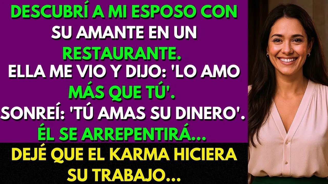 Mi Esposo Cenaba Con Su Amante… Pero Casi Se Atraganta Cuando Me Vio En La Puerta Del Restaurant.