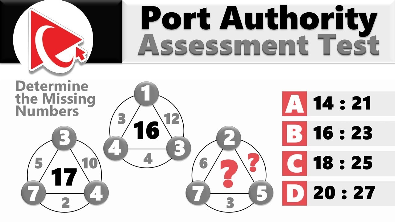 How to Pass Port Authority Pre-Employment Test - Questions with Answers and Solutions