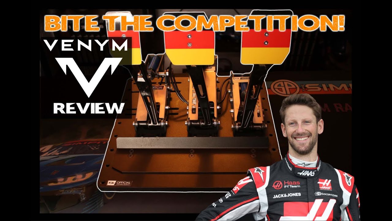 Venym Atrax Load Cell Pedals Review - Grosjean Approved! | Discount Code in Description