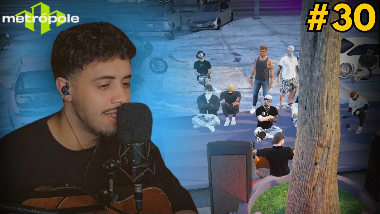 CISINHO DANDO CONCERTO NA PRAÇA | GTA RP | Metrópole | CisinhoClips #30