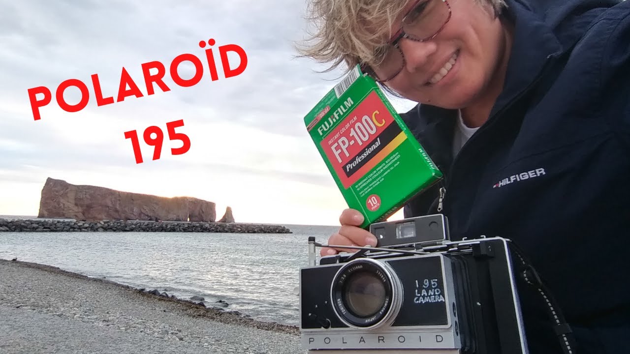 Polaroid 195 et Fuji fp100c || La première photo @ Rocher Percé