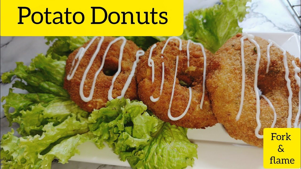 Crispy Potato Donuts Recipe by fork and flame | snack recipe | potato recipe| Ramzan special
