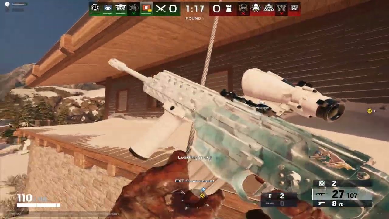 Solid Snake in Siege is Wallhacks